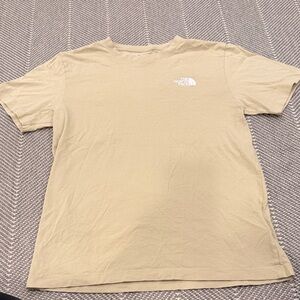 The North Face Men's Beige Short Sleeve Tee